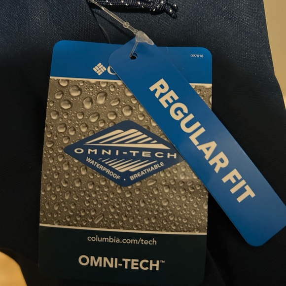 Columbia Navy Hooded Outdoor Jacket - Picture 5 of 6